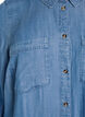 Midi-Hemdblusenkleid aus weichem Lyocell-Denim, Blau, Packshot image number 2