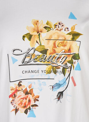 T-Shirt , Bright White/Beauty, Packshot image number 2