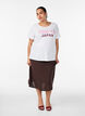 T-Shirt mit Print, Wei&szlig;, Model image number 1