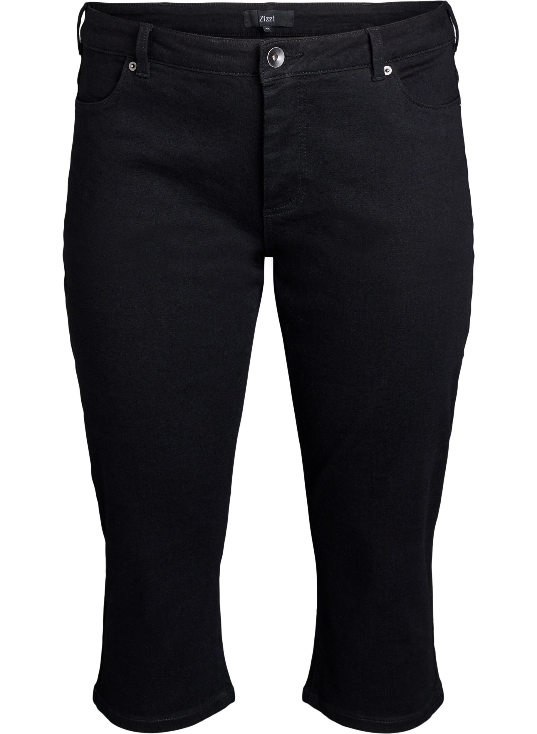 Emily slim fit Denim-Caprihose