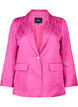 Ton-in-Ton-Jacquard-Blazer aus Viskose, Rose Violet, Packshot image number 0