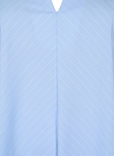 Streifenkleid mit 3/4 Ärmeln, Blue Stripe, Packshot image number 2