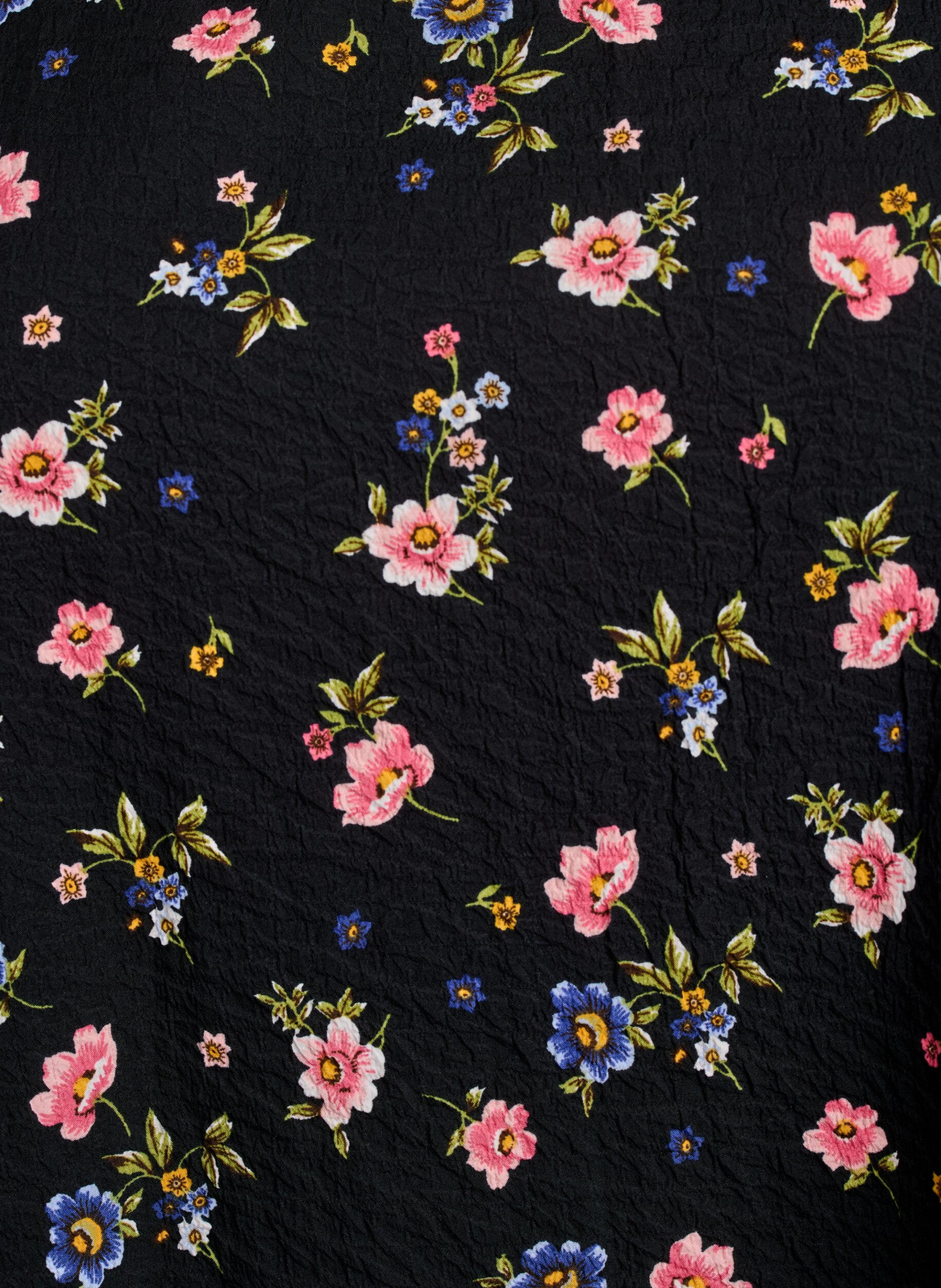 Zizzi&Auml;rmelloses Top mit Struktur, Schwarz, Packshot image number 2