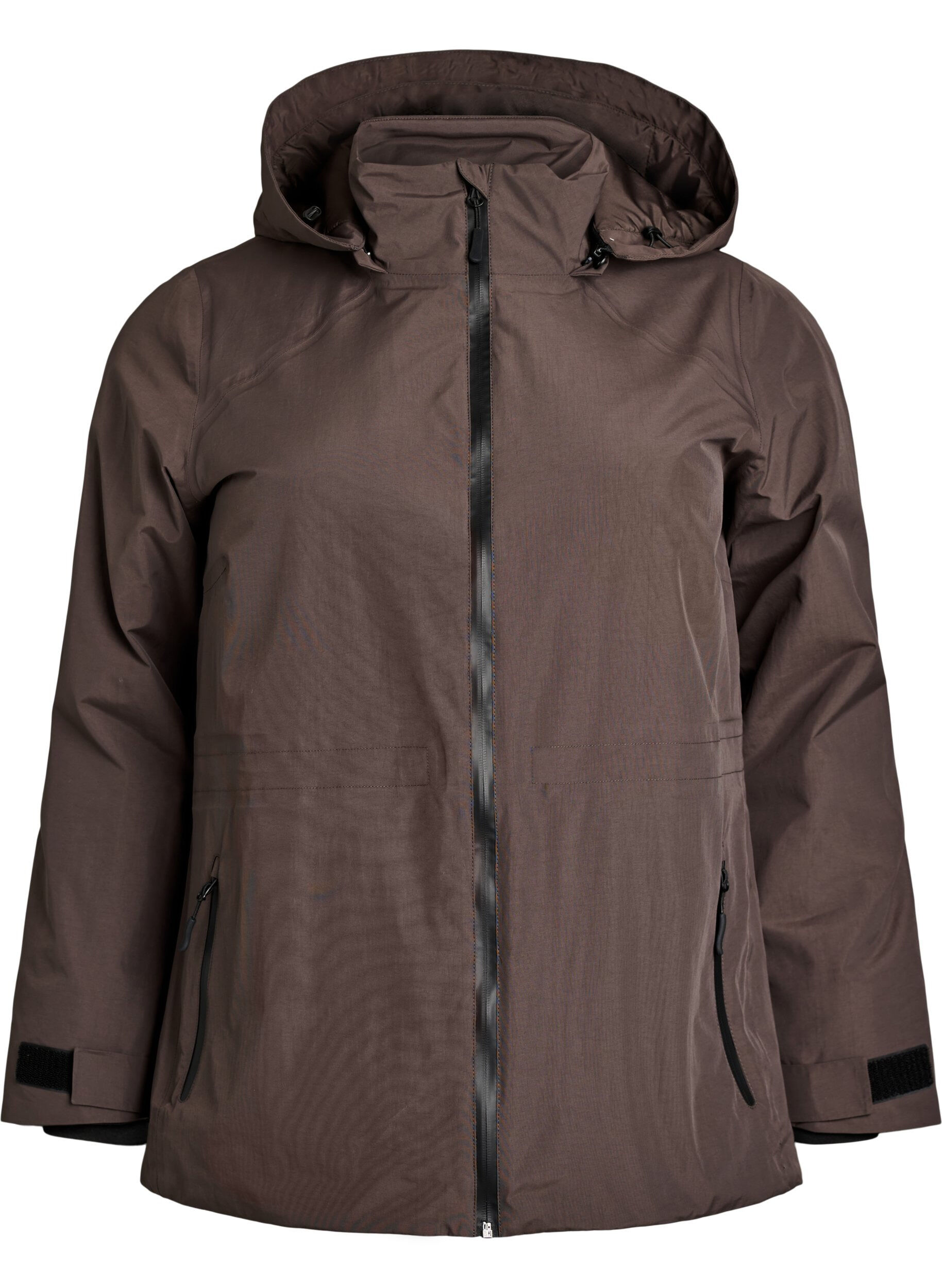 Wasserdichte Winterjacke mit abnehmbarer Kapuze