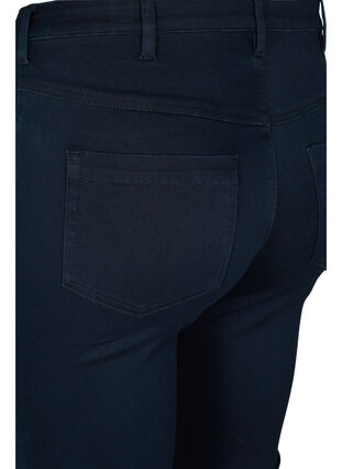 Super Slim Amy Jeans mit hoher Taille, Unwashed, Packshot image number 3