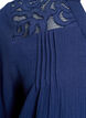 Bluse aus Baumwoll-Musselin mit bestickten Details, Blau, Packshot image number 3