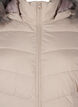 Kurze Steppjacke mit Kapuze, Beige, Packshot image number 2