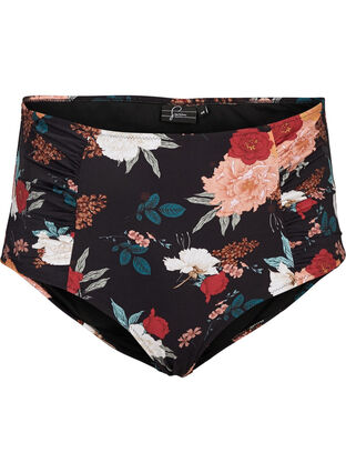 Bikini Hose, Black Flower, Packshot image number 0