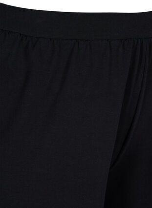 Lockere Shorts aus Baumwollmischung, Black, Packshot image number 2