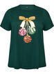 Weihnachts-T-Shirt aus Bio-Baumwolle, Gr&uuml;n, Packshot image number 0