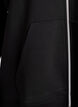 Scuba-Hoodie mit Rei&szlig;verschluss und Taschen, Schwarz, Packshot image number 3