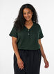 T-Shirt mit Knopfleiste, Gr&uuml;n, Model image number 0
