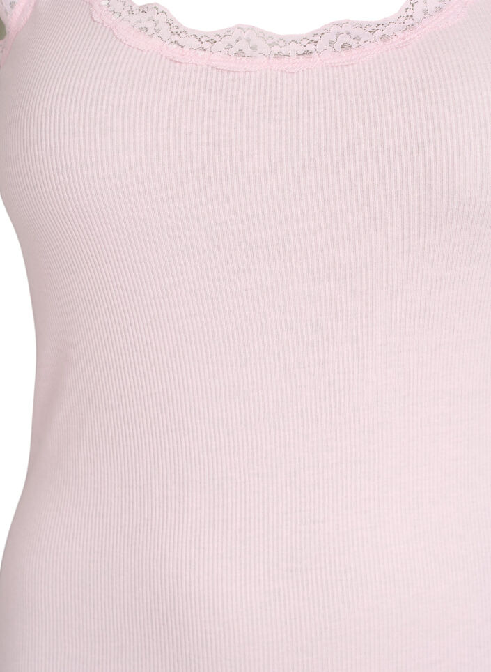 Top mit Spitzen, Rot, Packshot image number 2