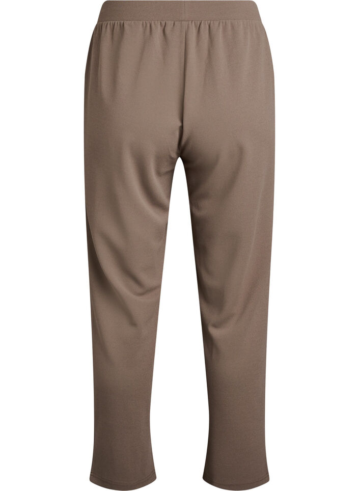 Hose mit gerader Passform, Beige, Packshot image number 1