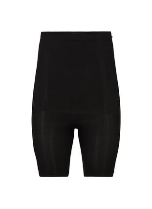 Hochtaillierte Shapewear Shorts, Black, Packshot image number 0