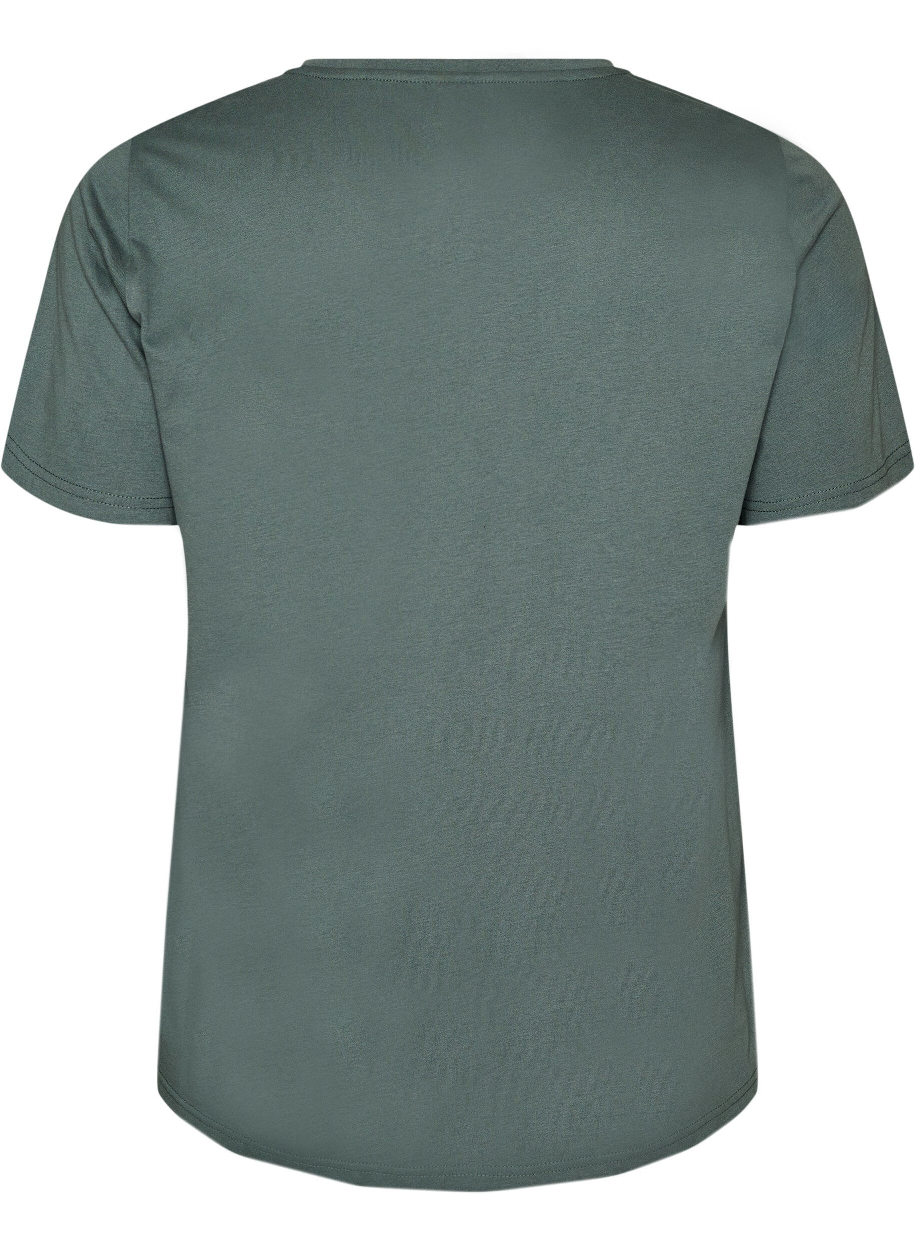 ZizziT-Shirt mit Print, Gr&uuml;n, Packshot image number 1