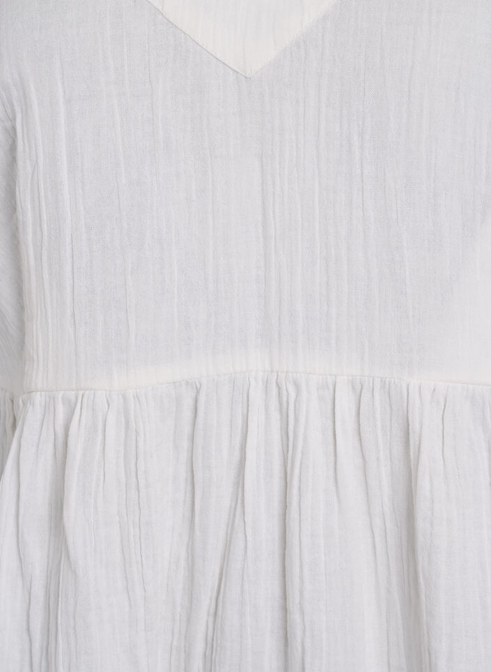 Strandkleid aus Baumwolle mit schmalen Trägern, Vanille, Packshot image number 2