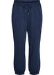 Hoch taillierte Sweatpants mit Kordelzug, Blau, Packshot image number 0
