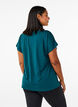 Lockeres Trainings-T-Shirt mit V-Ausschnitt, Deep Teal, Model image number 1