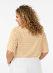 Gestreiftes T-Shirt aus TENCEL&trade; Lyocell, Gelb, Model image number 2