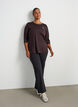 Trainingsshirt mit 3/4-&Auml;rmeln, Brown, Model image number 1