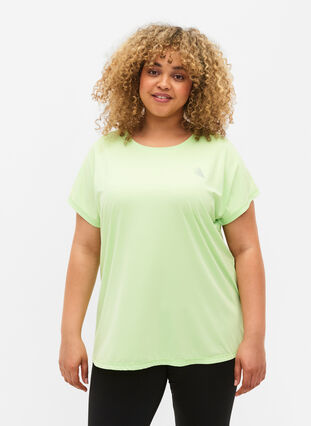 Kurzärmeliges Trainings-T-Shirt, Paradise Green, Model image number 0