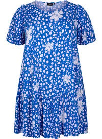 FLASH – Kleid aus Viskose mit Schnittlinie