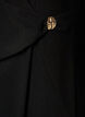 Jerseykleid mit Drapierung und dekorativer Schnalle, Schwarz, Packshot image number 3