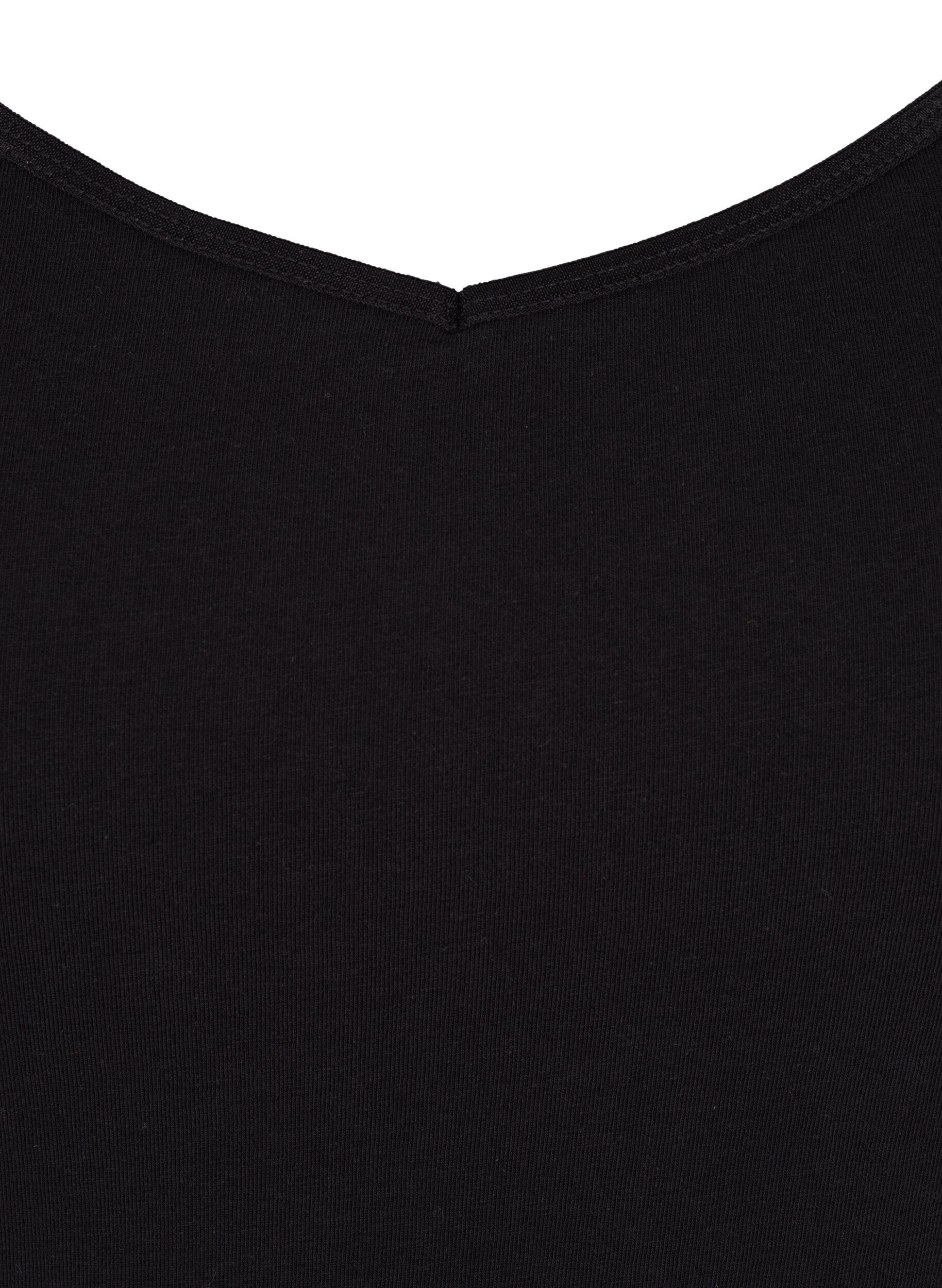 Zizzi Langes Basictop, Black, Packshot image number 2