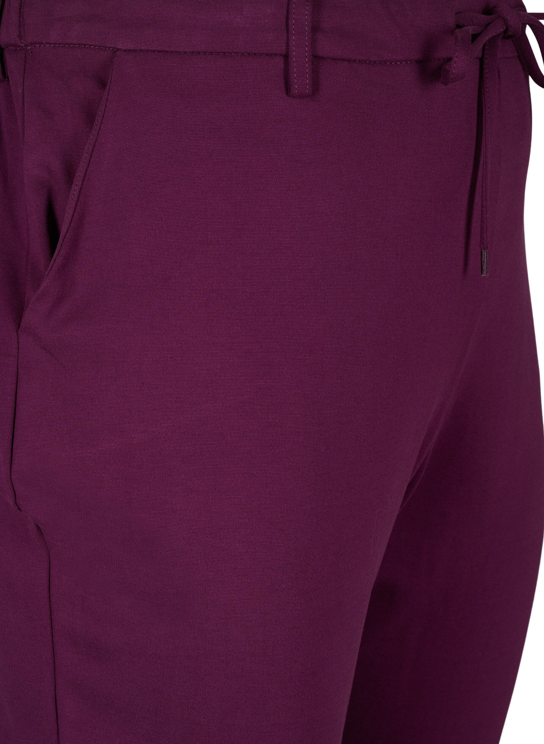 Zizzi Cropped Maddison-Hose, Lila, Packshot image number 2