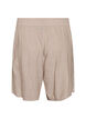 Hoch taillierte Shorts aus Leinen und Viskose, Beige, Packshot image number 1