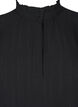 Kurzes Kleid mit R&uuml;schen und Glitzer , Schwarz, Packshot image number 2