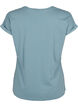 Kurz&auml;rmeliges T-Shirt aus einer Baumwollmischung, Blau, Packshot image number 1