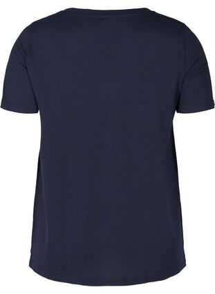 T-Shirt mit A-Linie und Aufdruck auf der Brust, Night Sky, Packshot image number 1