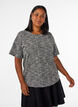 Bluse aus Webstoff mit Knopfdetail, Vanille, Model image number 0