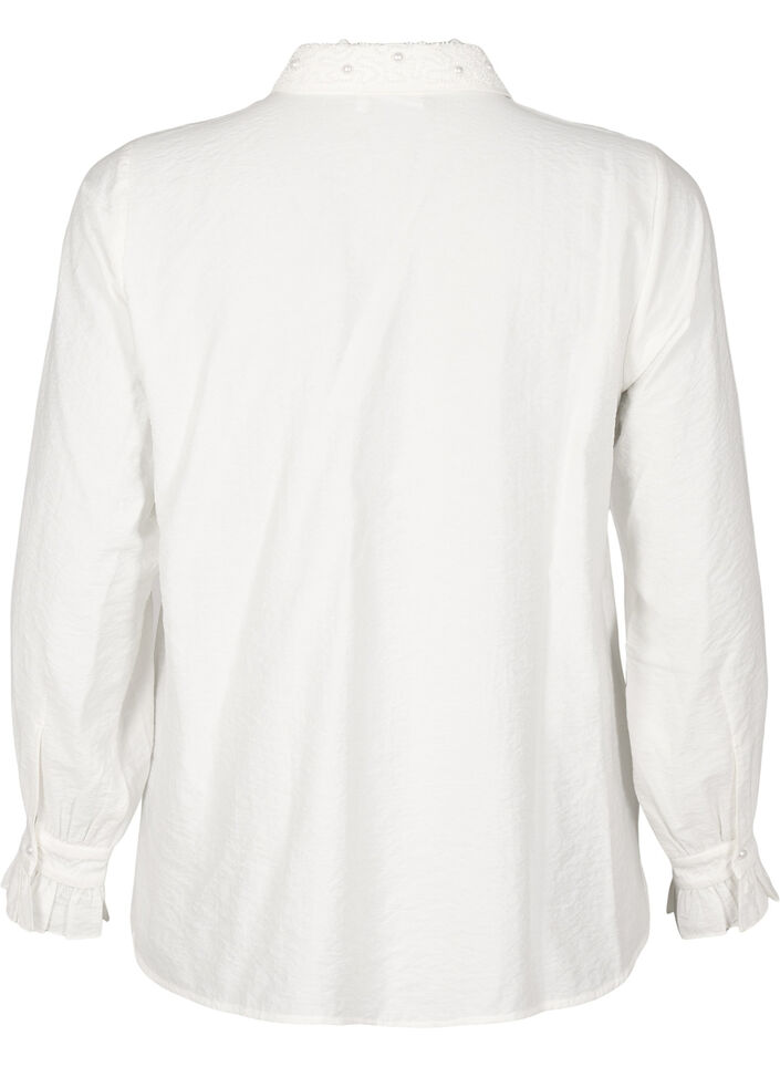 Hemd mit Perlen, Snow White, Packshot image number 1