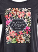 T-Shirt aus Bio-Baumwolle mit Print, Grau, Packshot image number 2
