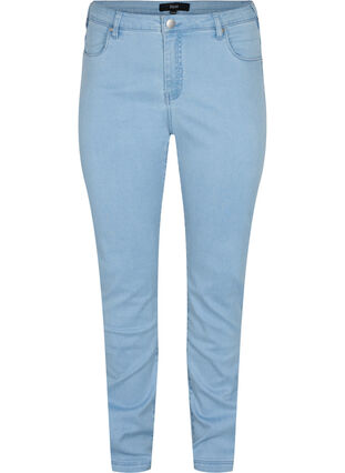 Slim Fit Emily Jeans mit normaler Taillenhöhe, Ex Lt Blue, Packshot image number 0