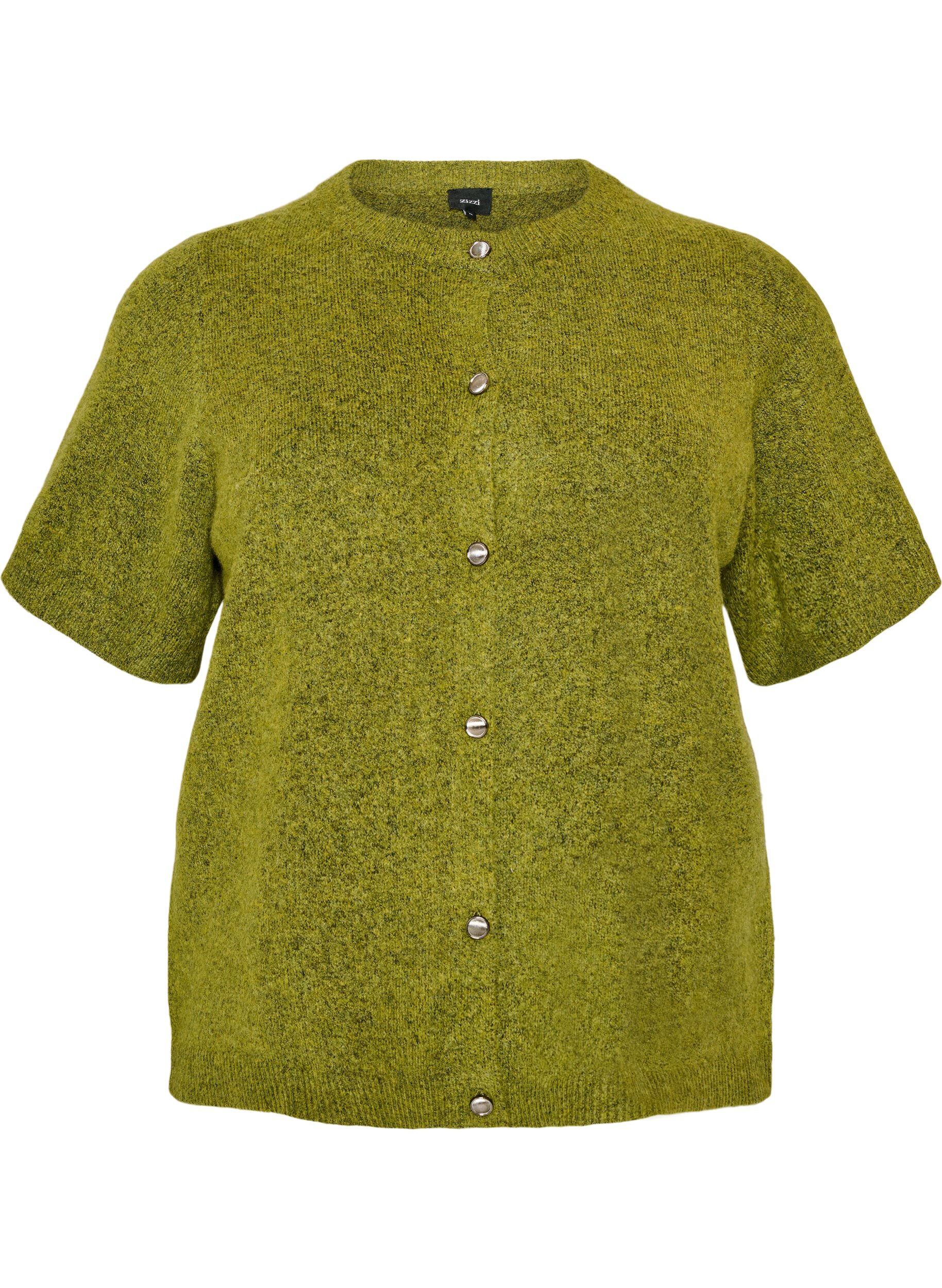 Strickjacke mit kurzen &Auml;rmeln