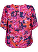 Bluse mit 1/2 Ärmeln und einem farbenfrohen Print, Pink, Packshot image number 1