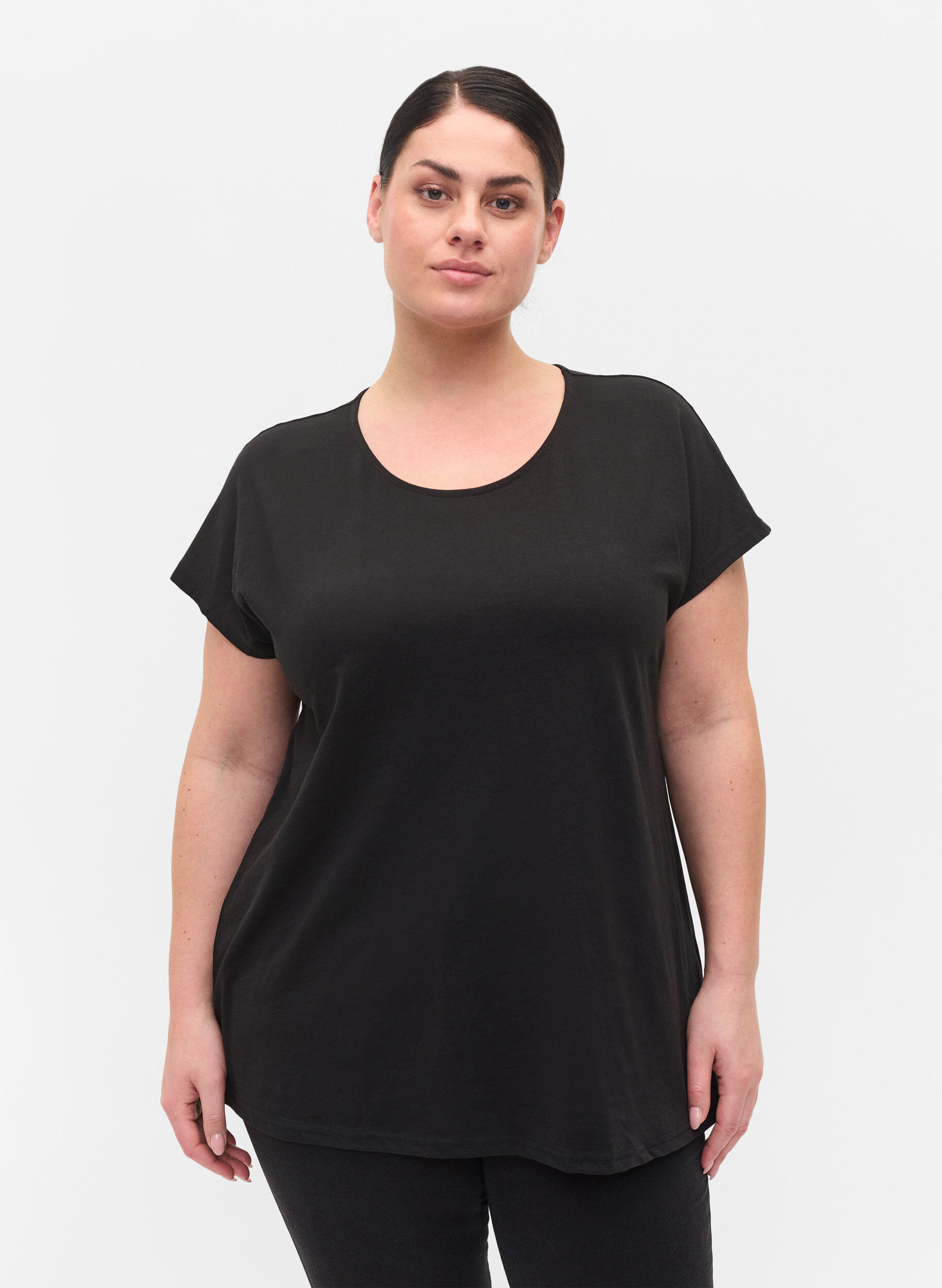 Zizzi T-Shirt, Black, Model image number 0