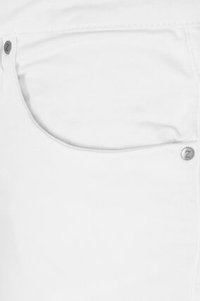 Hoch taillierte Amy Capri Jeans mit Super Slim Fit, Bright White, Packshot image number 2