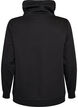 Sweatshirt mit Stehkragen und Taschen, Schwarz, Packshot image number 1