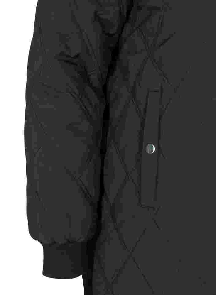 2-in-1 Stepp-Jacke mit Taschen, Black, Packshot image number 3