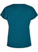 Lockeres Trainings-T-Shirt mit V-Ausschnitt, Gr&uuml;n, Packshot image number 1