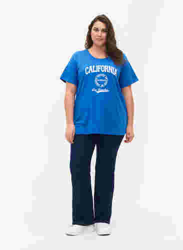 FLASH - T-Shirt mit Motiv, Strong Blue, Model image number 2