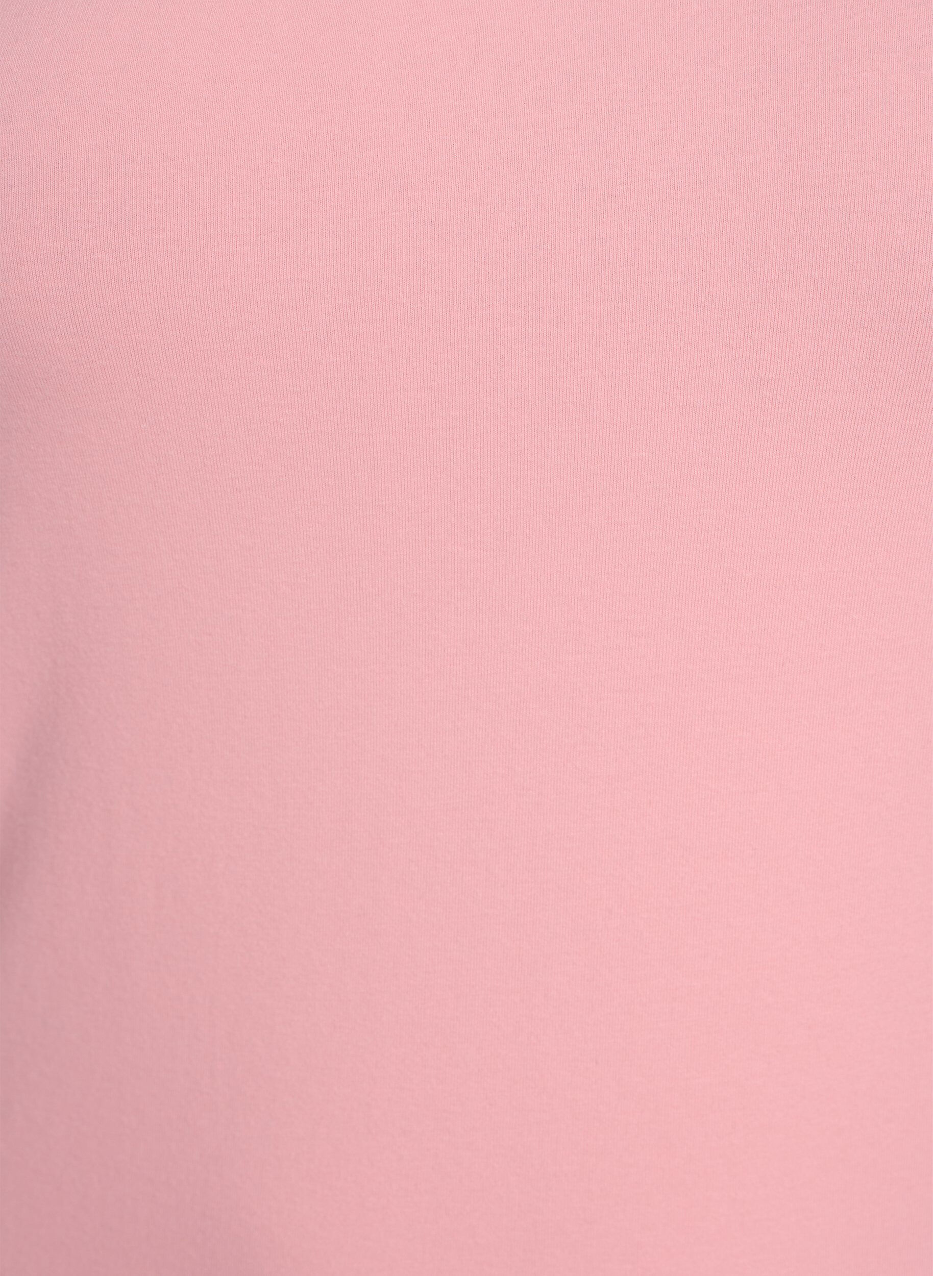 Zizzi Einfarbiges Basic Top aus Baumwolle, Rot, Packshot image number 2