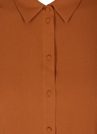 Tunika mit Knopfleiste, Leather Brown ASS, Packshot image number 2