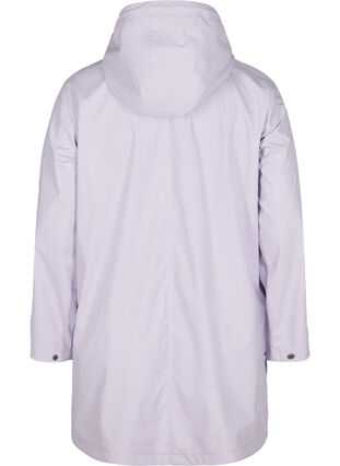 Regenjacke mit Kapuze und Taschen, Pastel Lilac, Packshot image number 1