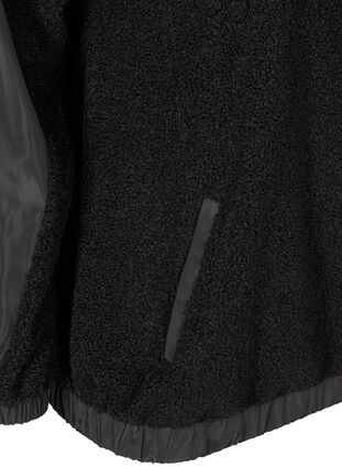 Anorak mit Fleece und Reißverschluss, Black, Packshot image number 3